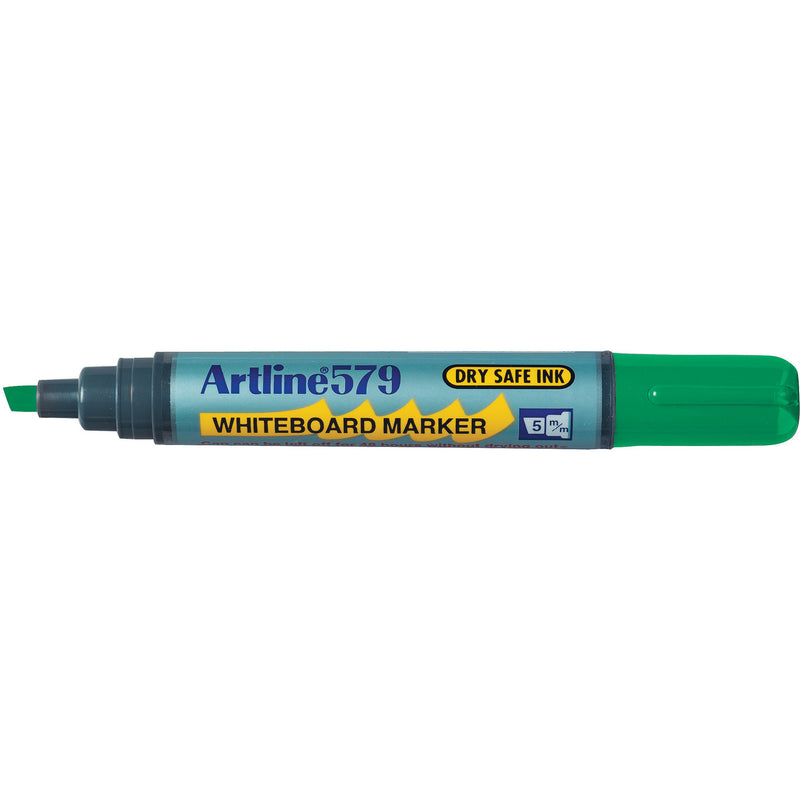 artline 579 whiteboard marker 5mm chisel nib box of 12