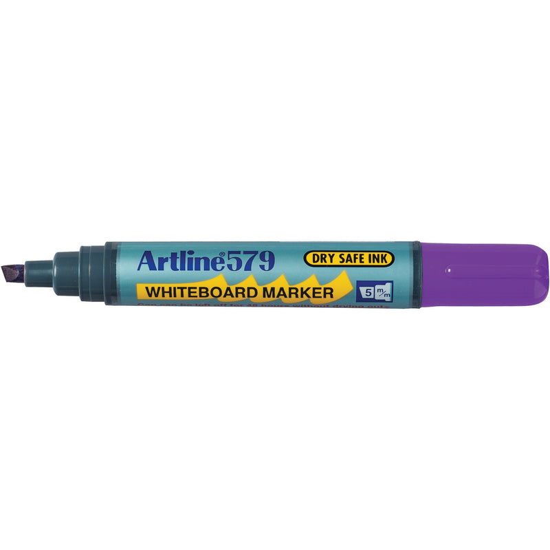 artline 579 whiteboard marker 5mm chisel nib box of 12
