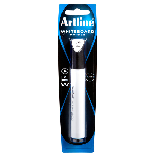 artline trio magnetic whiteboard marker black