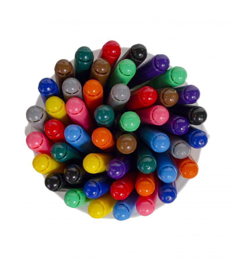 Jovi Washable Maxi Felt-tip Pens Jar Of 48