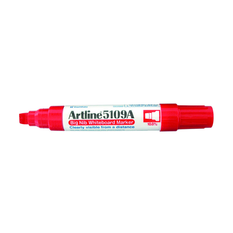 artline 5109a whiteboard marker 10mm chisel nib