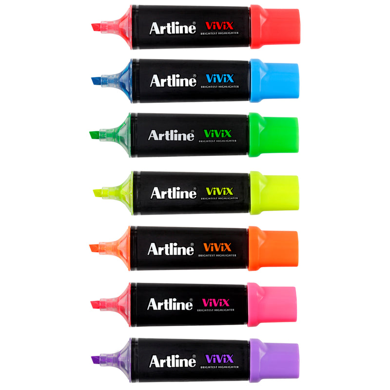 artline vivix highlighter assorted pack of 10