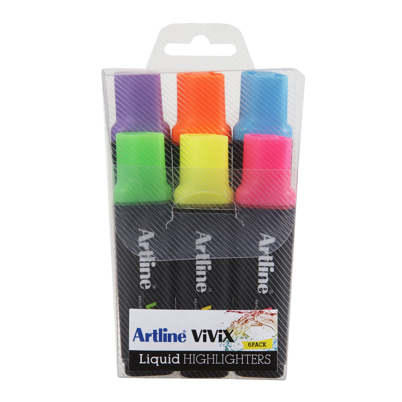 artline vivix highlighter assorted