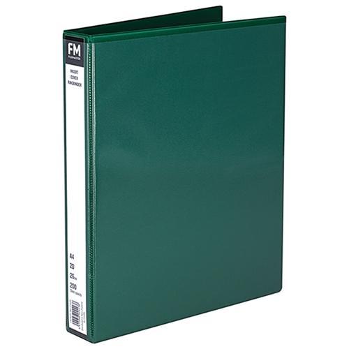 fm ring binder overlay a4 2d rings 50mm capacity cover