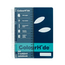 colourhide subject book a5 300 pages - pack of 5