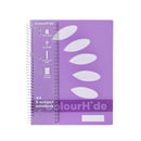 colourhide subject book a4 250 pages - pack of 5