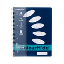 colourhide subject book a4 250 pages - pack of 5