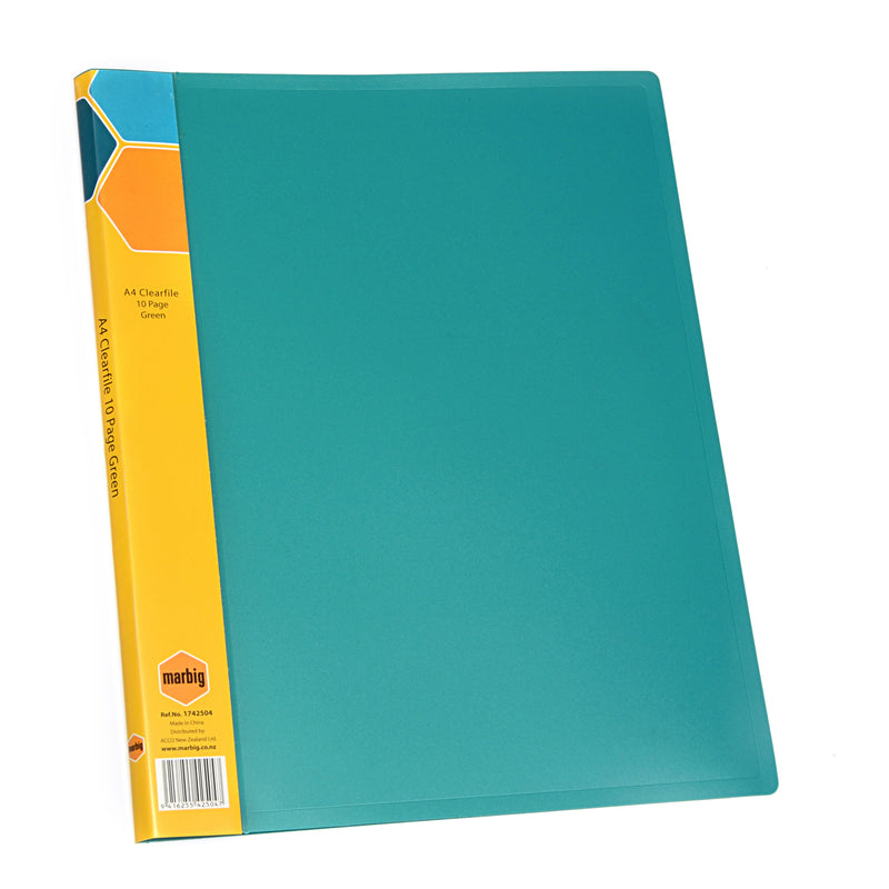 marbig® display book a4 10 page