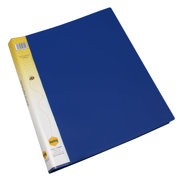 marbig® display book a4 20 page#Colour_BLUE 