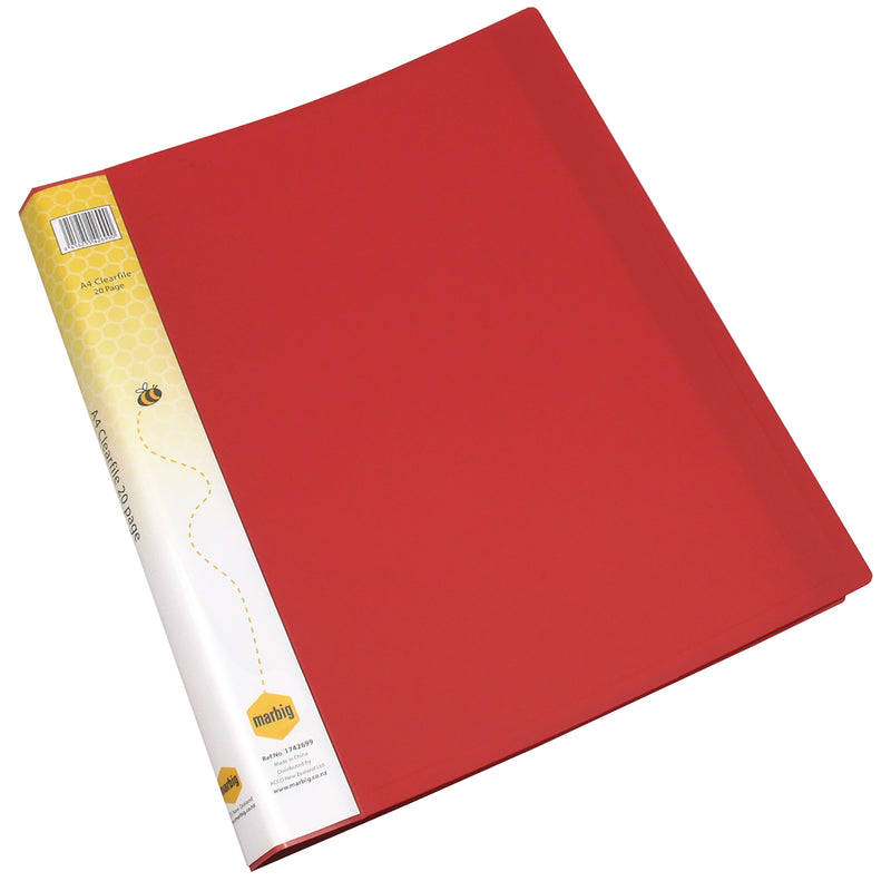 marbig® display book a4 20 page