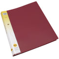 marbig® display book a4 20 page#Colour_BURGUNDY