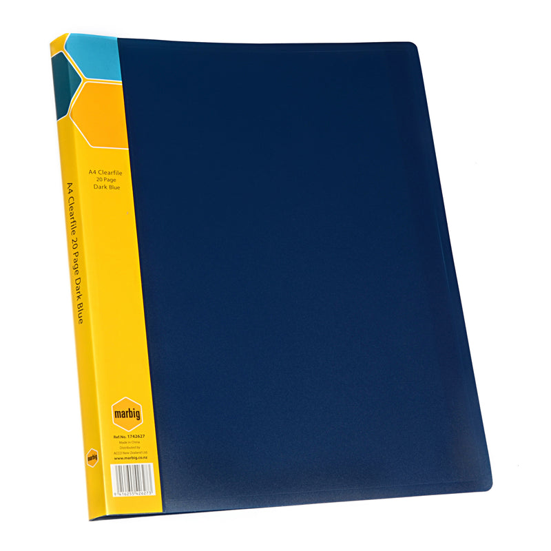 marbig® display book a4 20 page