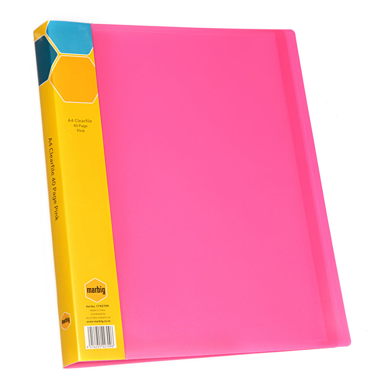 marbig® display book a4 40 page