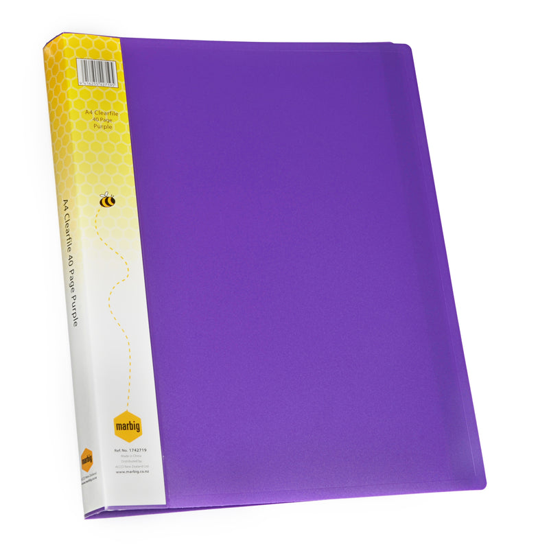 marbig® display book a4 40 page