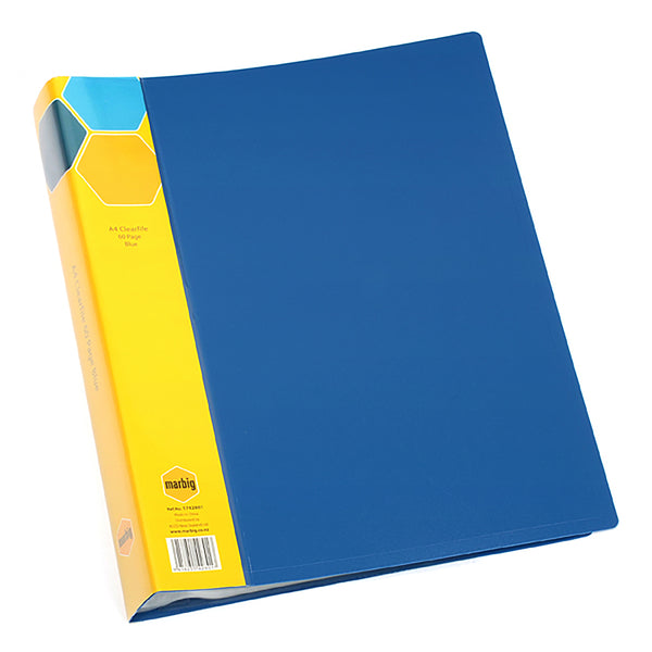 marbig® display book a4 60 page#Colour_BLUE 