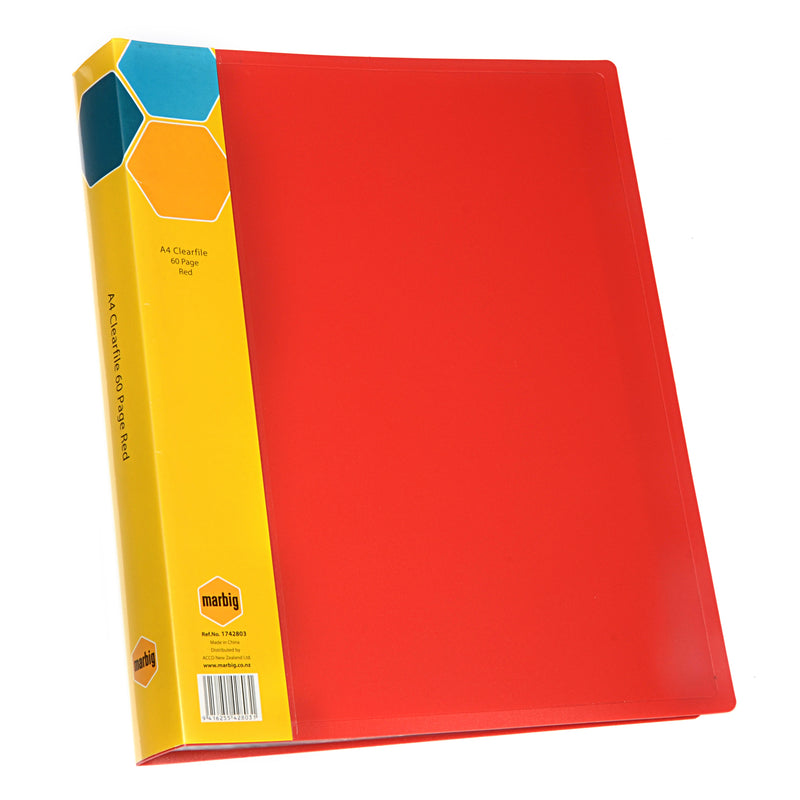 marbig® display book a4 60 page