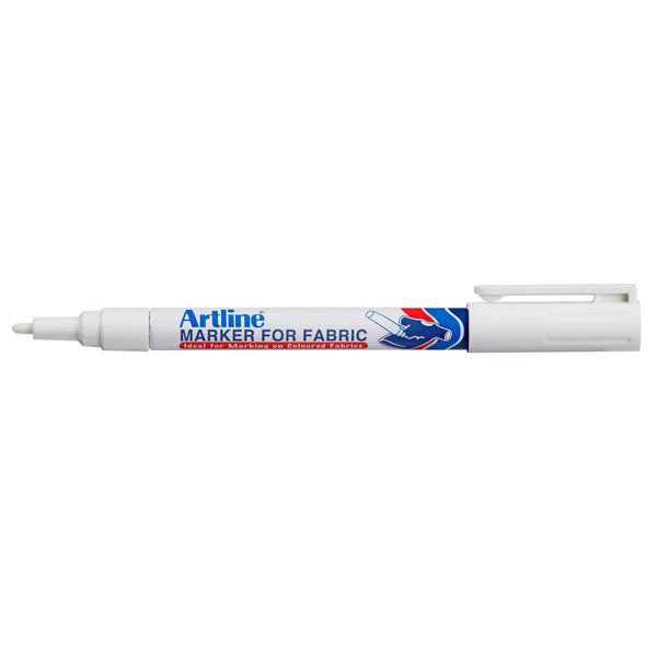 artline 750 laundry marker 1.2mm bullet nib white box of 12