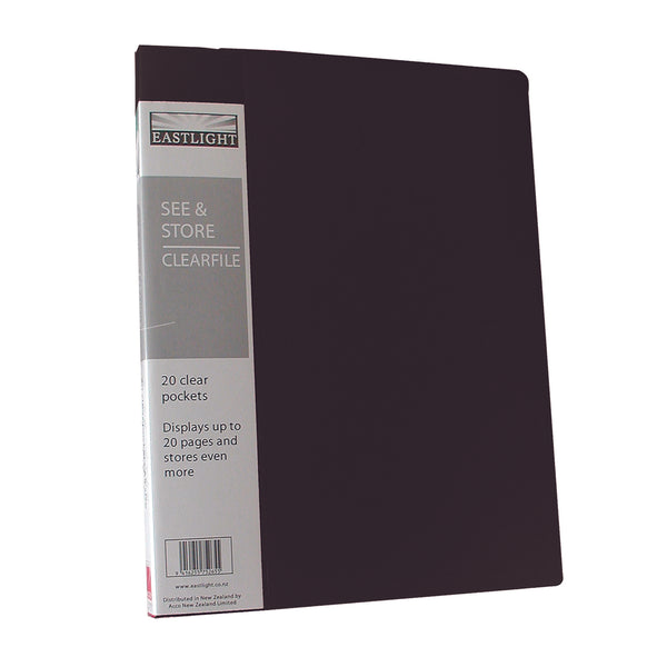 eastlight display book a5 20 page black