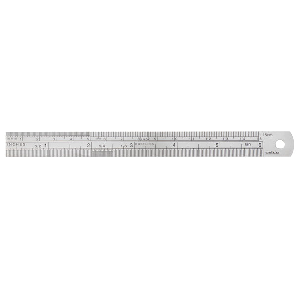 celco ruler 15cm metal