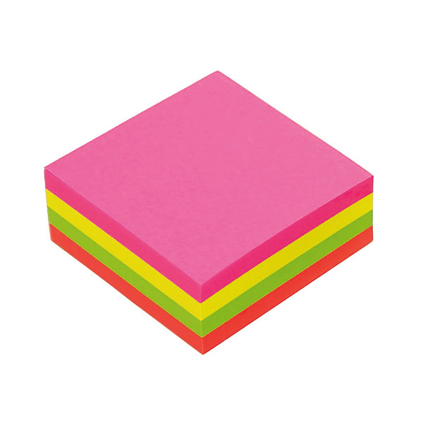 marbig® notes cube 75x75mm 320 sheet assorted#colour_ASSORTED BRILLIANT
