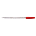 artline smoove ballpoint pen medium box of 12#Colour_RED