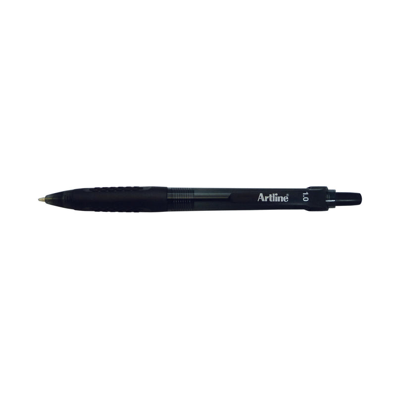artline 8410 ballpoint retractable grip medium box of 12