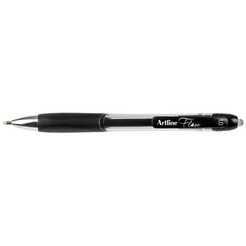 artline flow retractable pen box of 12