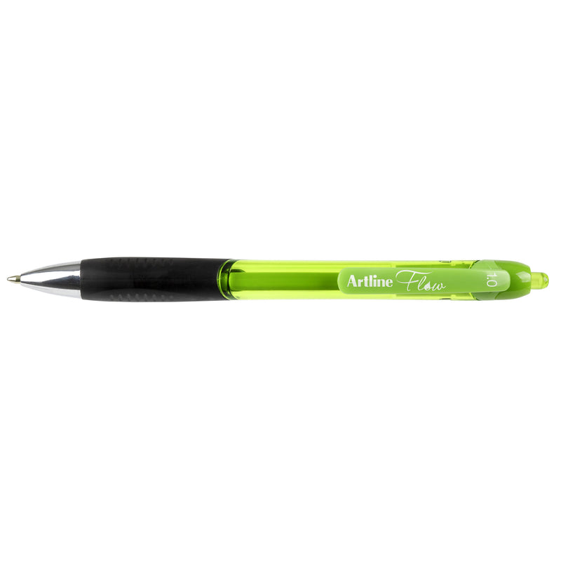 artline flow retractable pen box of 12