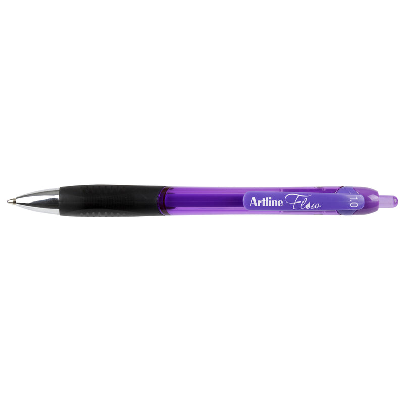 artline flow retractable pen box of 12