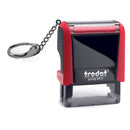 Trodat Printy Stamp 4911 Red Inc Key Ring