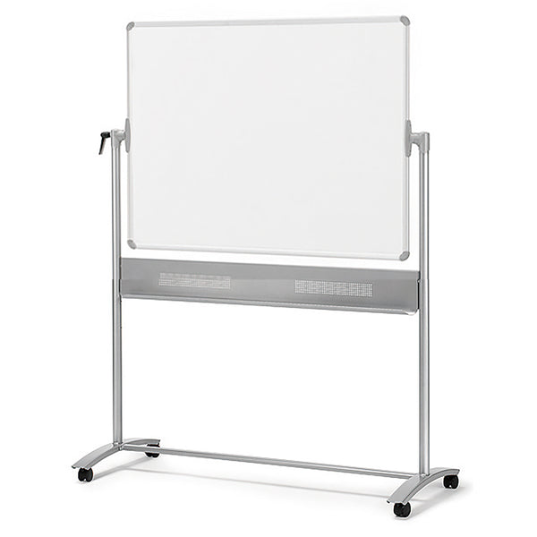 nobo mobile reversbl magnetic whiteboard 1500x1200mm