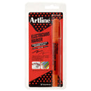artline electricians permanent marker dual nib