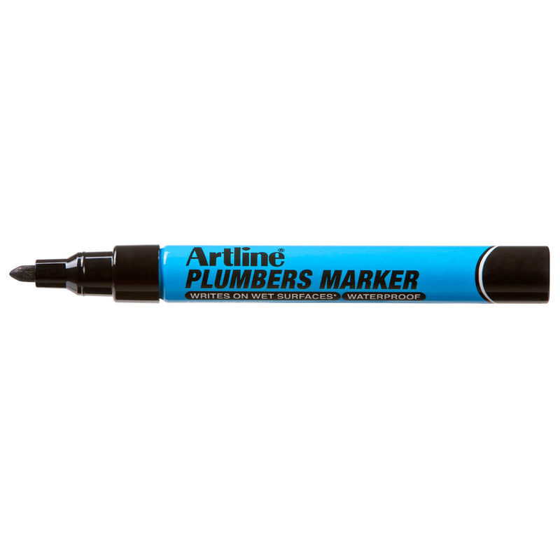 artline plumbers permanent marker black box of 12