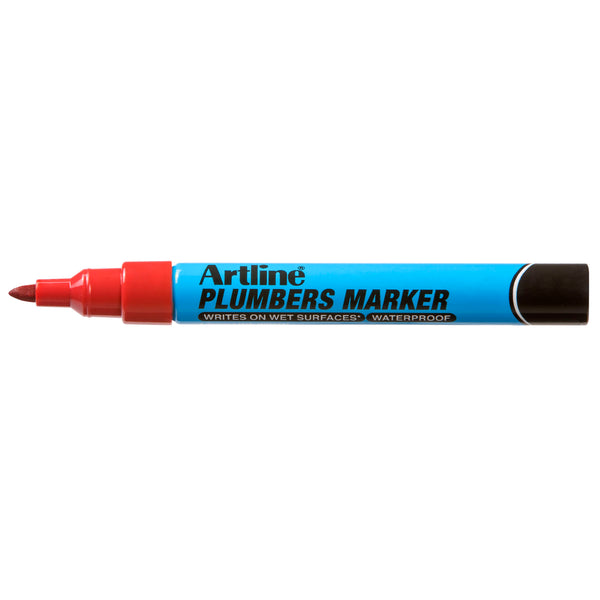 artline plumbers permanent marker box of 12#Colour_RED
