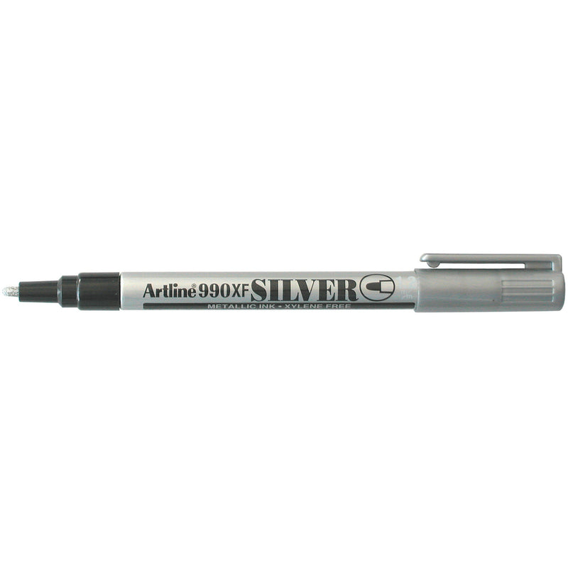 artline 990 metallic permanent marker 1.2mm bullet nib box of 12