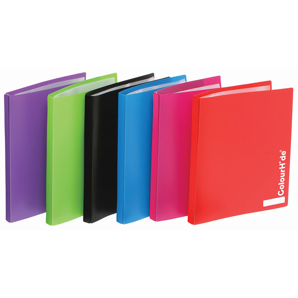 colourhide® my (refillable) display book a4 20 pocket#Colour_BLUE 