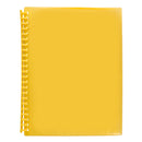 marbig refillable display book 20 pocket insert cover - pack of 12