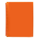 marbig refillable display book 20 pocket insert cover - pack of 12