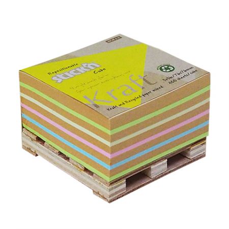 stick'n note cube 76x76mm 400 sheets#Colour_ASSORTED