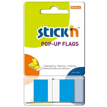 stick'n pop up flags 45x12mm 50 sheets#Colour_BLUE