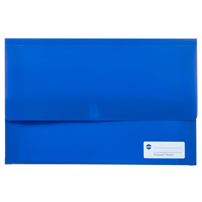 marbig® polypick foolscap document wallet