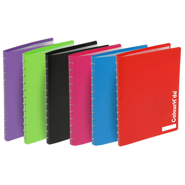 colourhide® my custom (refillable) display book a4#Colour_BLUE
