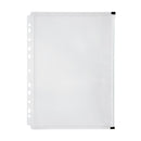 marbig® binder wallet a4 right side zip open