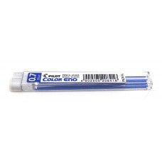 pilot colour eno coloured pencil 0.7mm blue lead refill pack of 6
