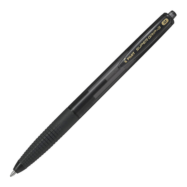 pilot super grip g retractable ballpoint pen medium#colour_BLACK