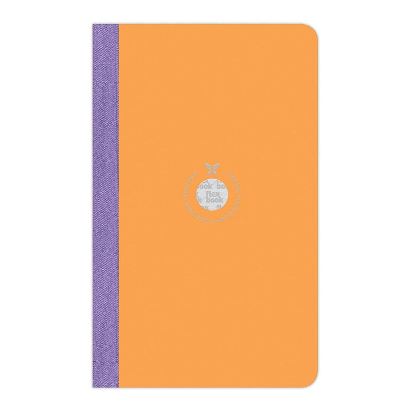 flexbook smartbook notebook medium ruled orange/purple