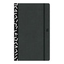 flexbook visions notebook medium ruled black/white