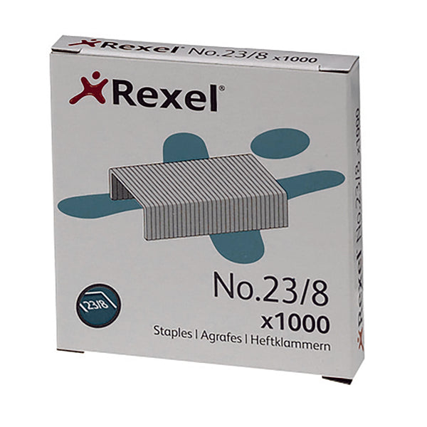 rexel® staples 23/8mm box of 1000