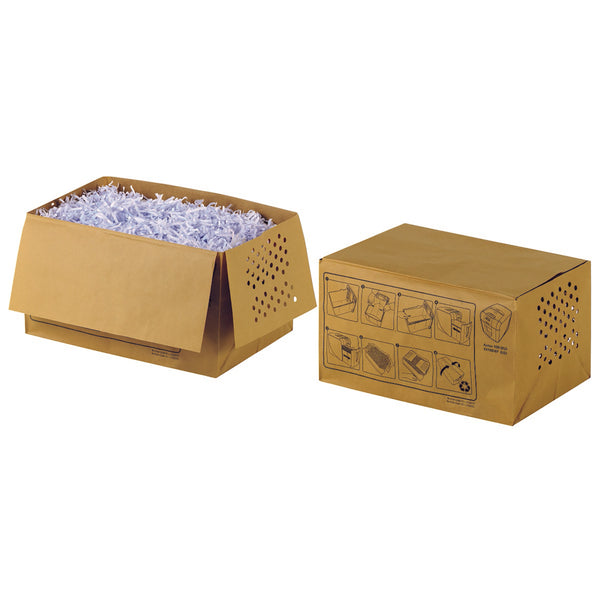 rexel® shredder bag recyclable auto+ 26l pack of 20