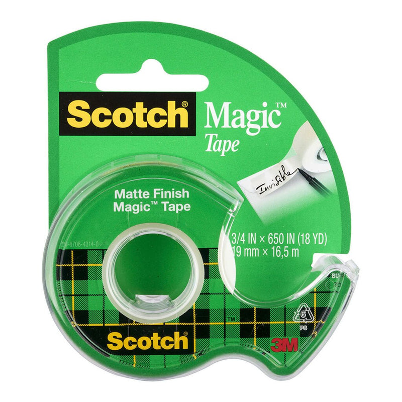 scotch magic tape dispenser 122 19mmx16.5m